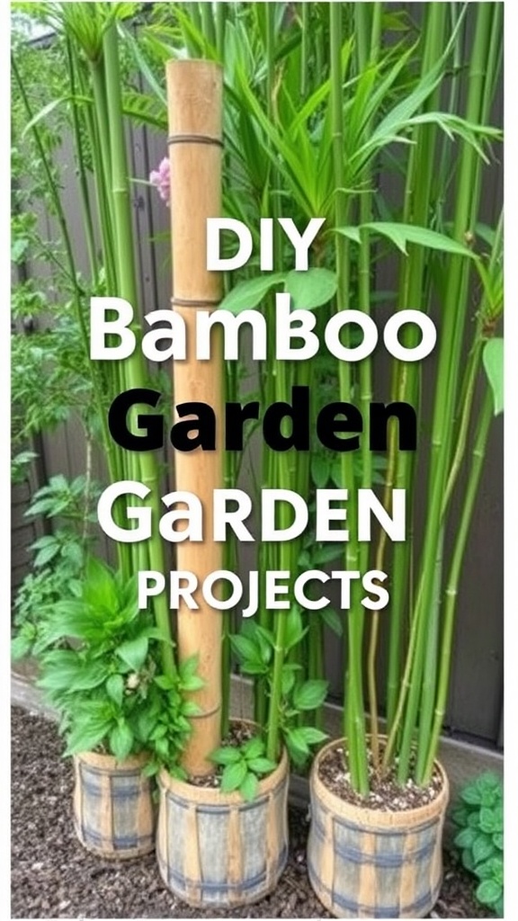 11. A Pro Tip for Creating Rustic Bamboo Planters