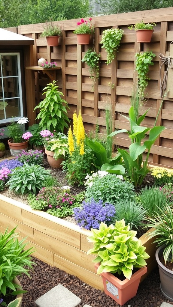14. Create a Charming Vertical Garden Wall