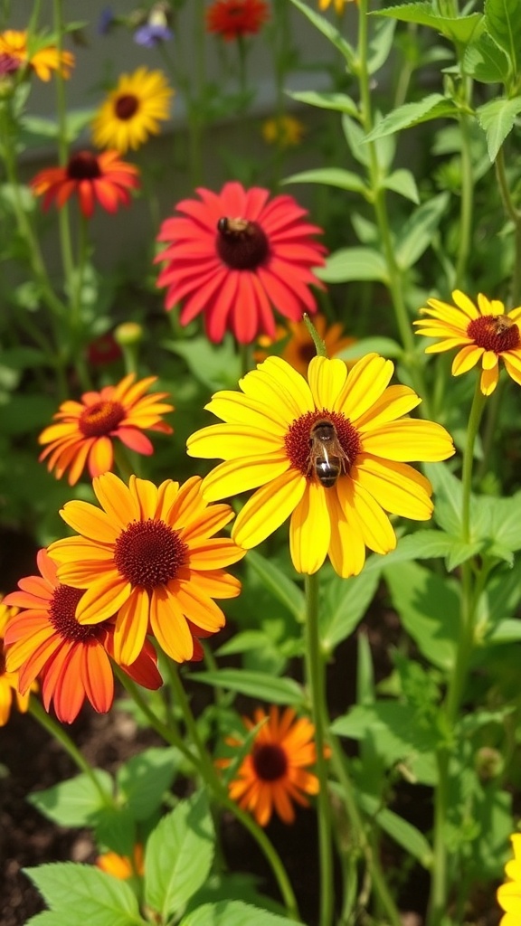 15. A Symphony of Sunshine Blooms for Your Bee Haven