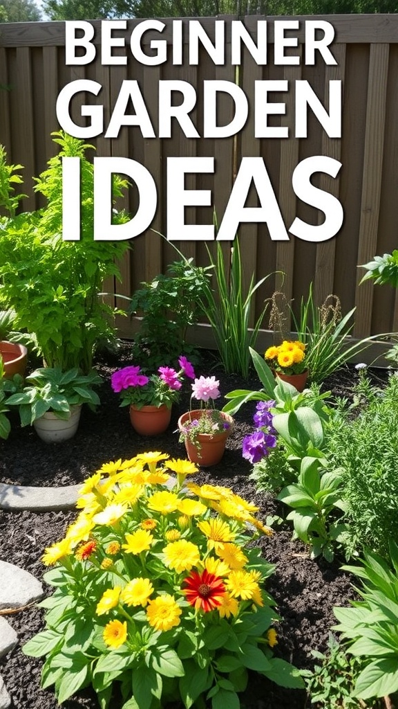3. A Burst of Sunshine with Potted Blooms