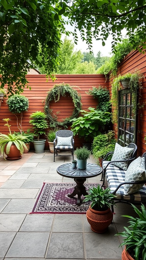 7. Turn Your Terrace Into a Cozy Secret Garden Hideaway