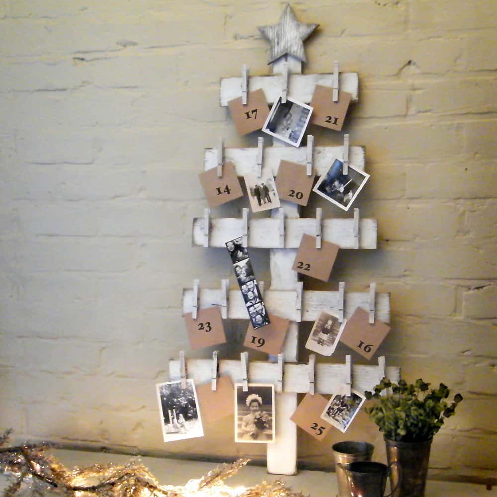 10 Wooden Christmas Trees with Eco-Style