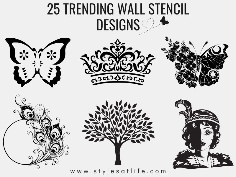 25 Trending Wall Stencil Designs For Home In 2025