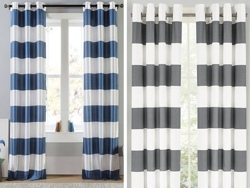 9 Stunning and Stylish Striped Curtains For Home 9 Stunning and Stylish Striped Curtains For Home