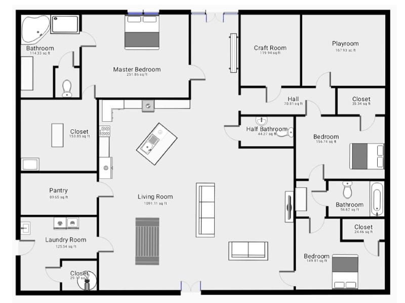 10 Best Barndominium House Floor Plan Drawings 2025