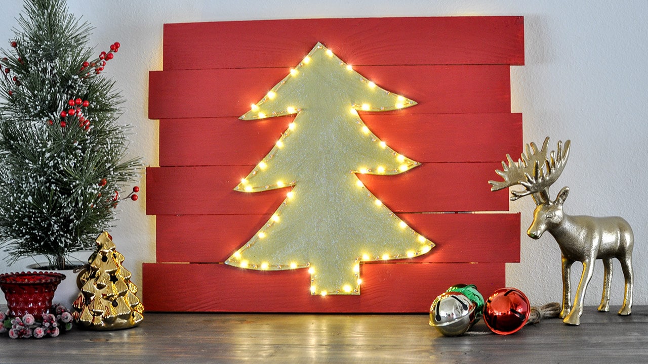 DIY Christmas Wall Decor Idea โ Light Up Led Tree DIY Christmas Wall Decor Idea โ Light Up Led Tree