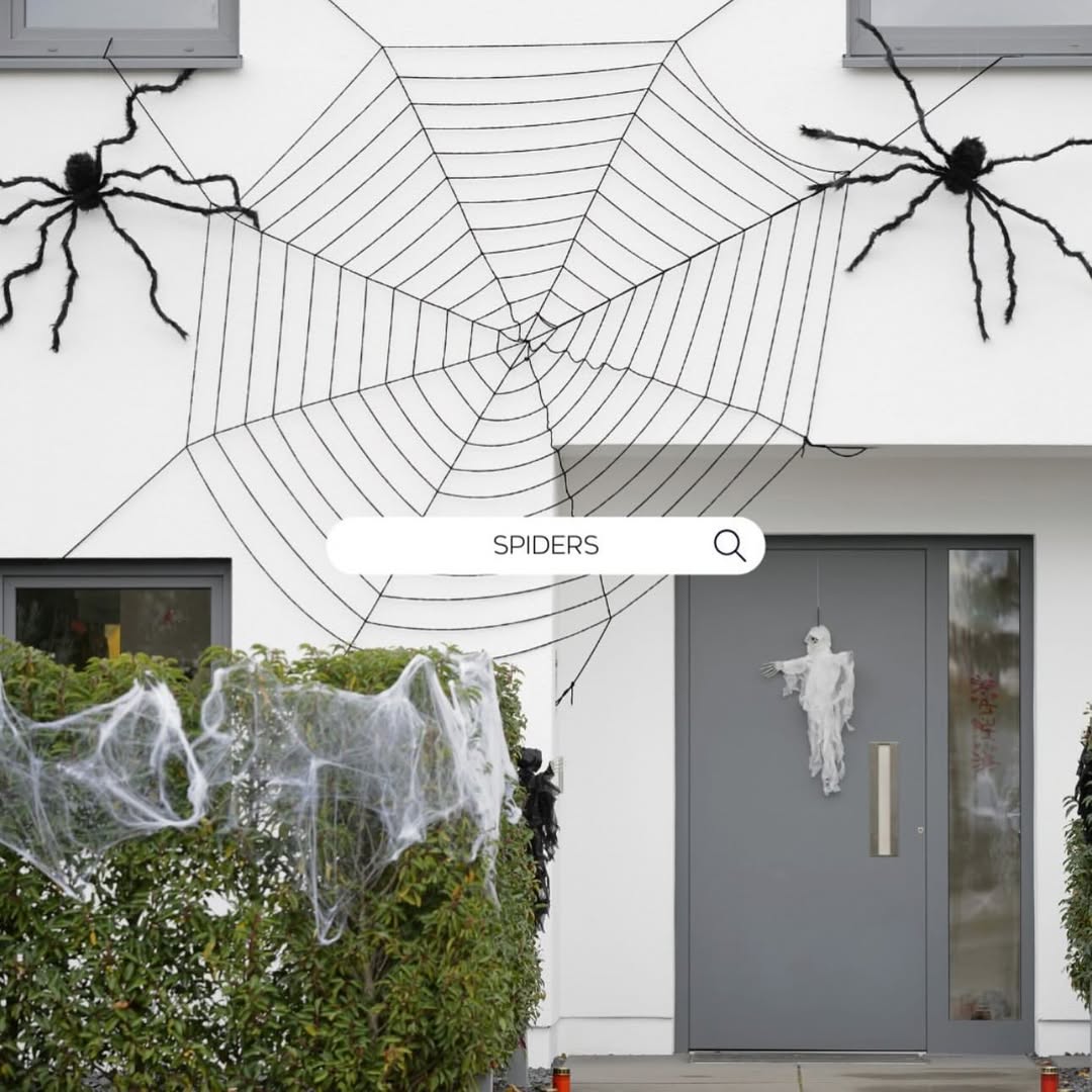 28 Halloween Spider Decoration Ideas So Realistic, Kids Won’t Want to Walk Past Them