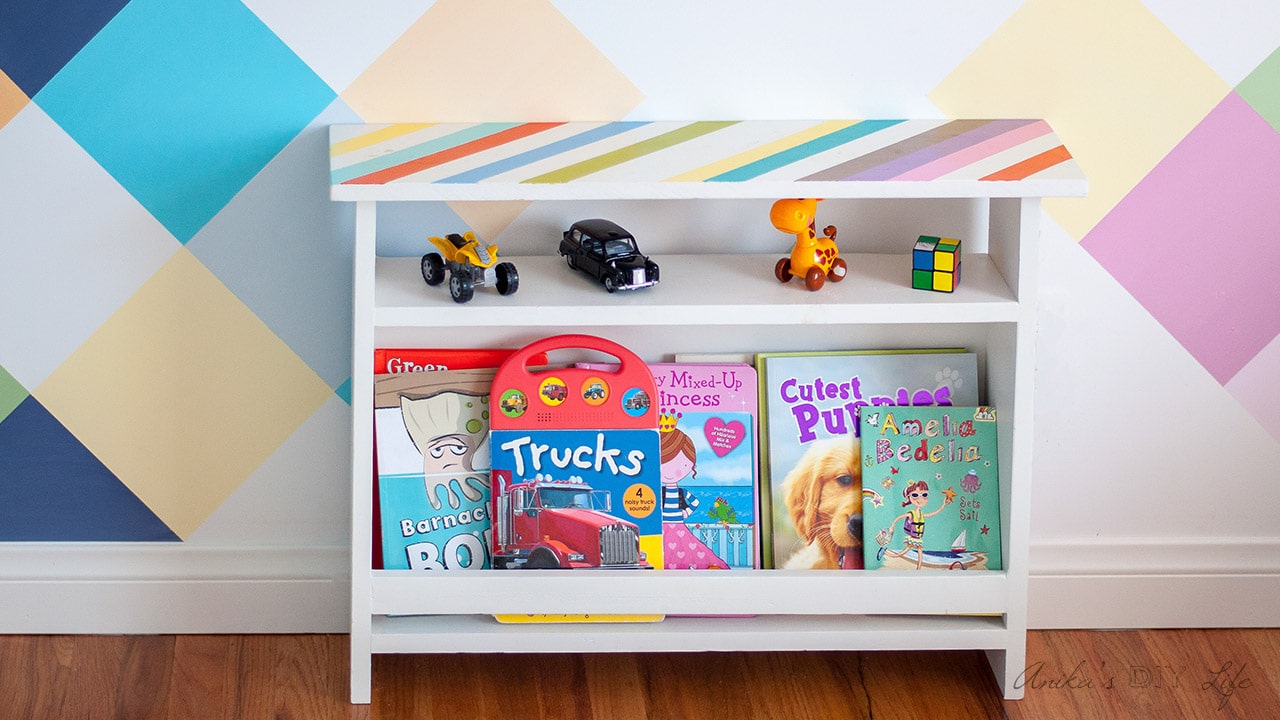 DIY Kids Bedside Table With Book Storage DIY Kids Bedside Table With Book Storage