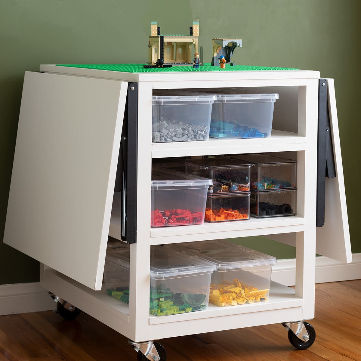 DIY Lego Table With Storage for Small Spaces DIY Lego Table With Storage for Small Spaces