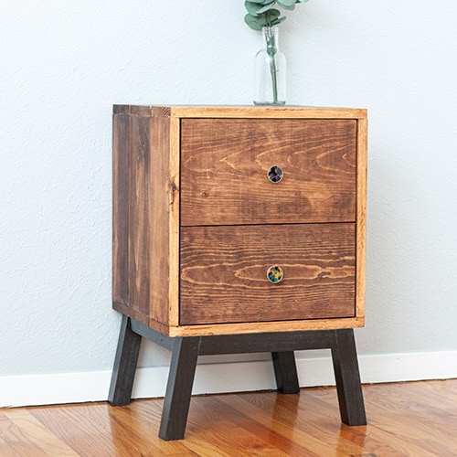How to Make an Easy DIY Nightstand With Drawers How to Make an Easy DIY Nightstand With Drawers