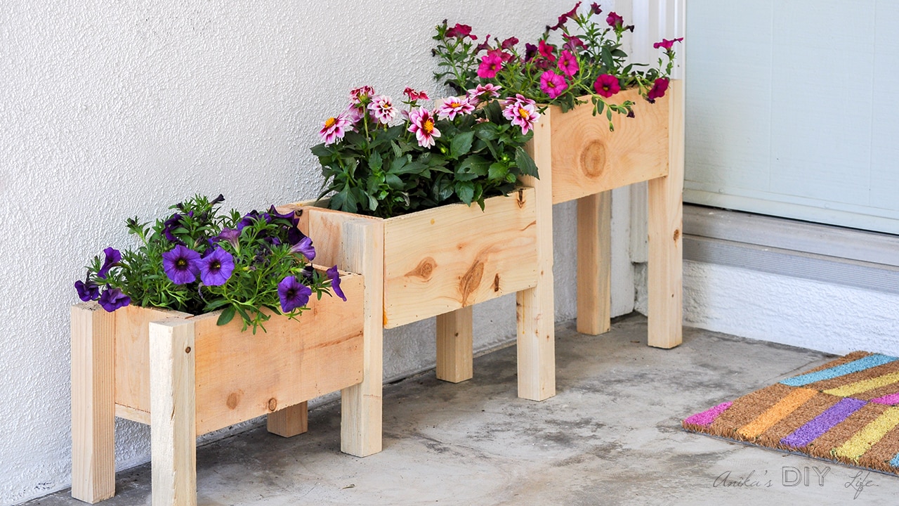 DIY Tiered Planter Box DIY Tiered Planter Box