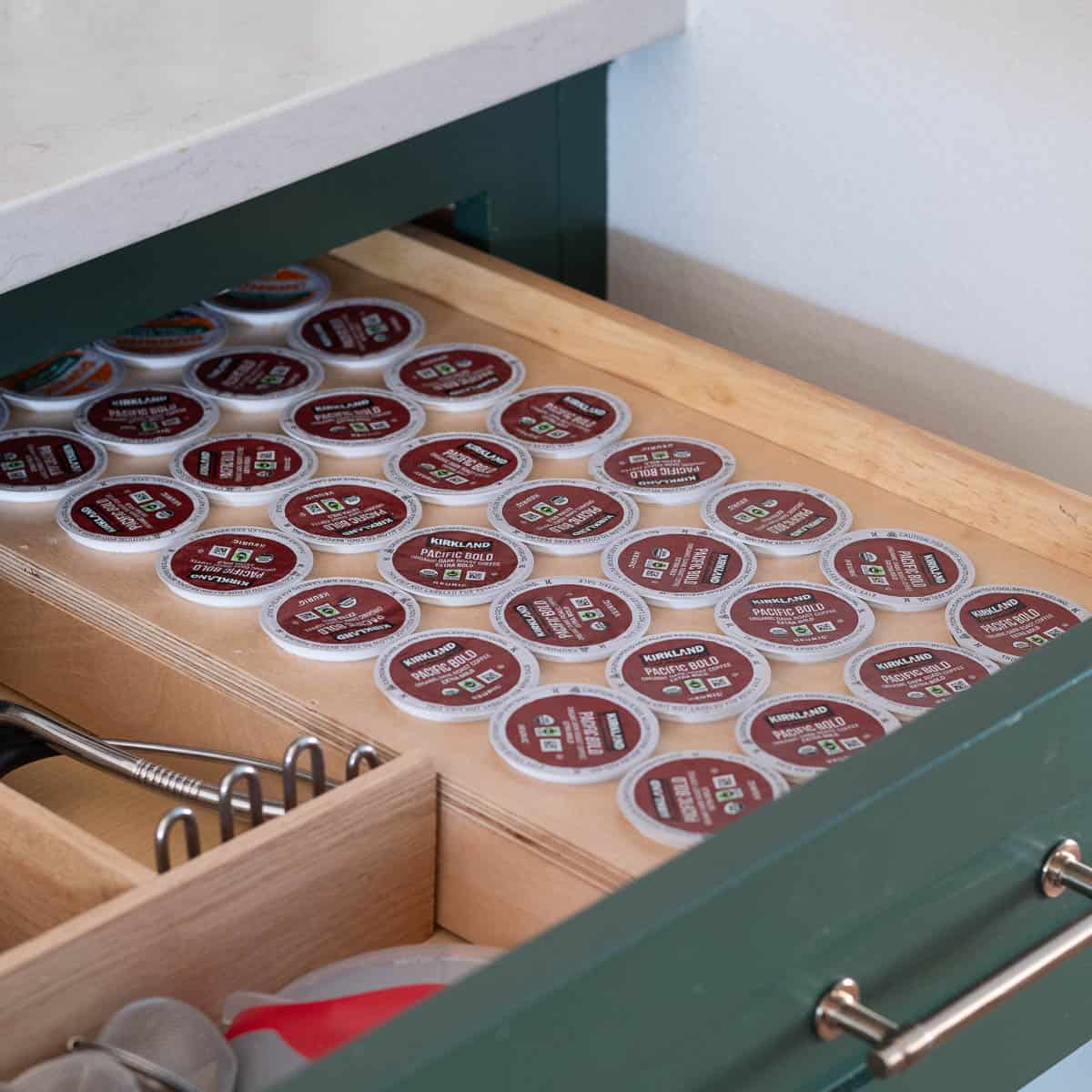 How to Make a DIY K-Cup Drawer Organizer