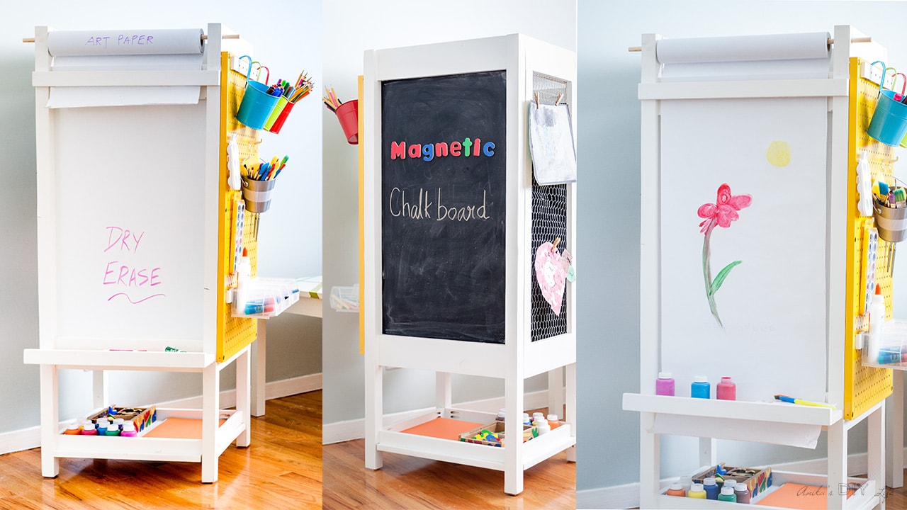 DIY Kids Art Station