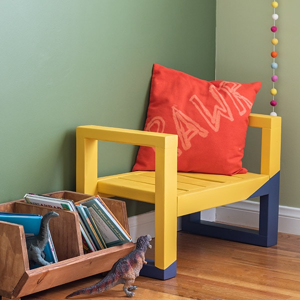 Modern DIY Kids Bench Modern DIY Kids Bench