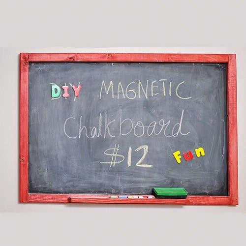 Easy DIY Magnetic Chalkboard โ How to Make Under Easy DIY Magnetic Chalkboard โ How to Make Under