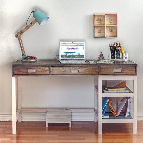 DIY Modern Farmhouse Desk (Plans and Video) DIY Modern Farmhouse Desk (Plans and Video)