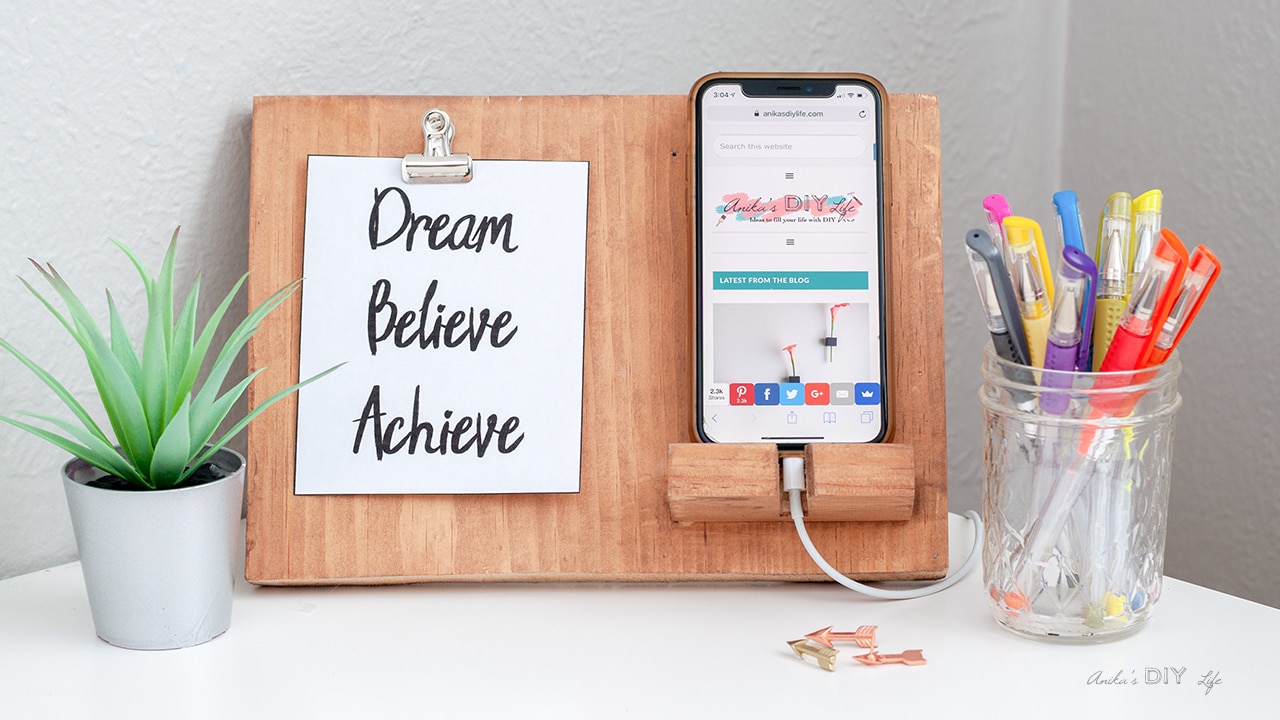 DIY Phone Stand for Desk โ Using Scrap Wood DIY Phone Stand for Desk โ Using Scrap Wood