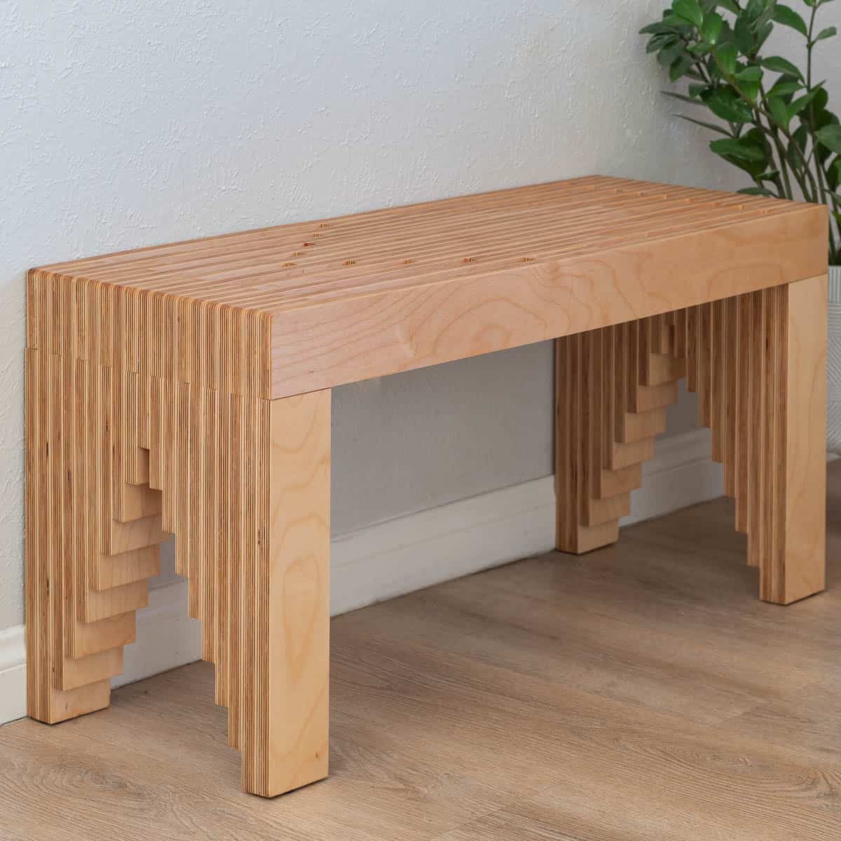 How to Build a Modern DIY Plywood Bench How to Build a Modern DIY Plywood Bench