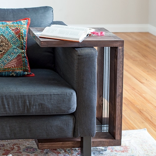 DIY C-Table With Mirror Accents
