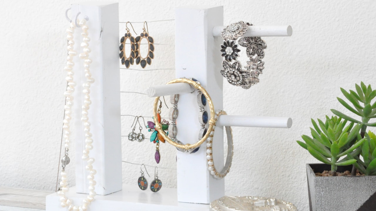 DIY Jewelry Holder – How to Build a Simple Organizer