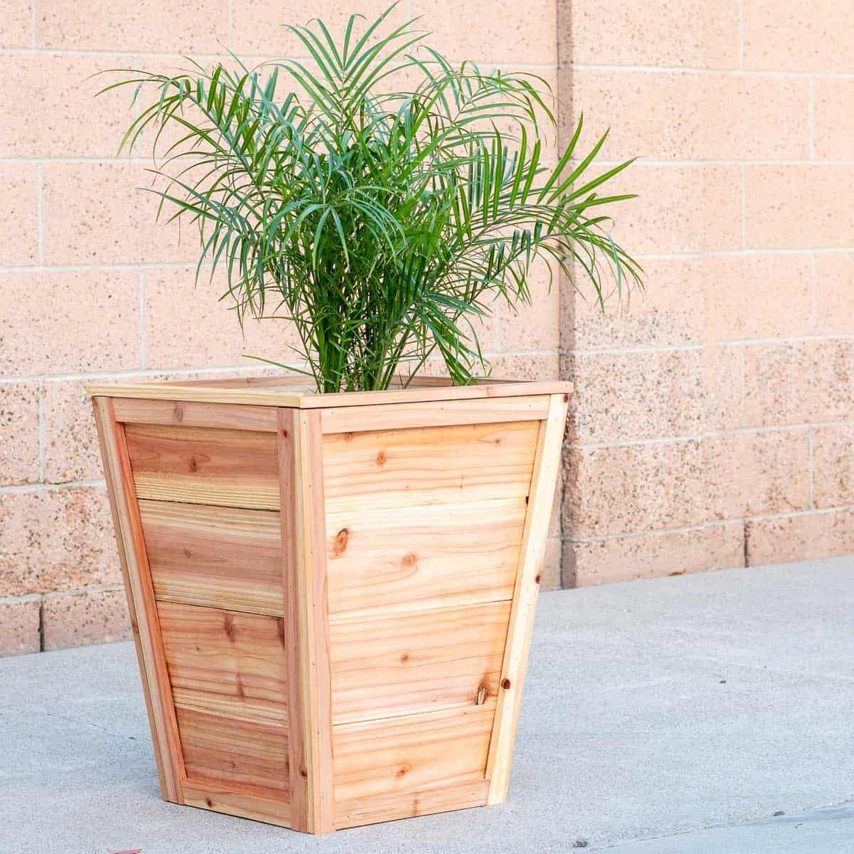 How to Build a DIY Tapered Planter Box for Beginners How to Build a DIY Tapered Planter Box for Beginners