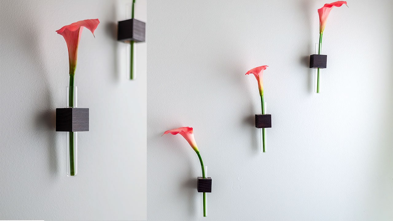 DIY Test Tube Bud Vase โ Wall Mounted DIY Test Tube Bud Vase โ Wall Mounted