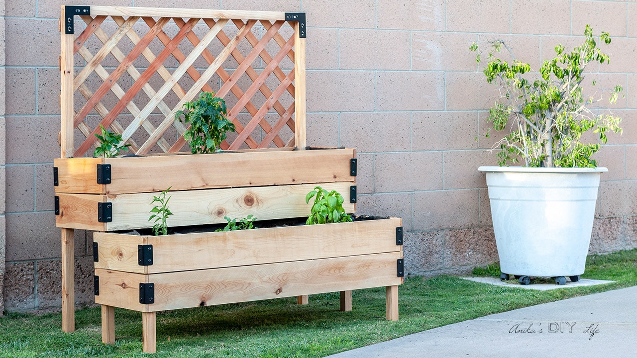 DIY Tiered Raised Garden Bed DIY Tiered Raised Garden Bed