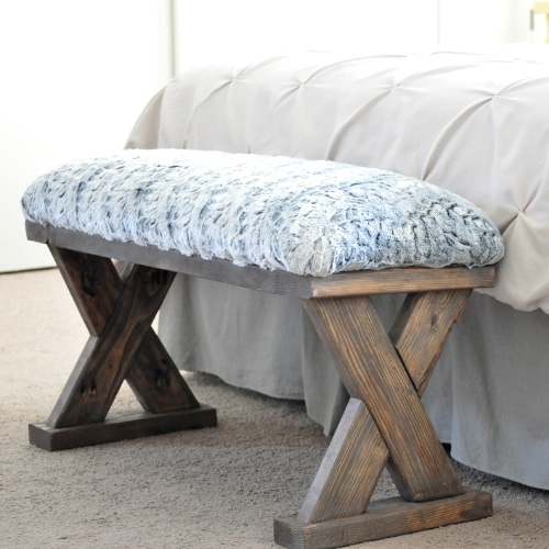 DIY Upholstered Bench Using 2 X 4 Boards DIY Upholstered Bench Using 2 X 4 Boards
