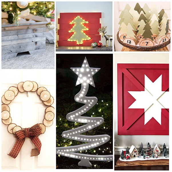 35 DIY Wood Christmas Decorations