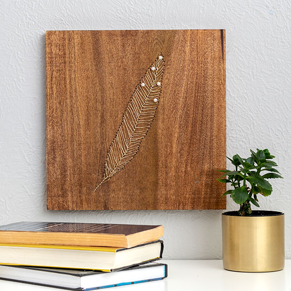 DIY Wood and Wire Wall Art DIY Wood and Wire Wall Art