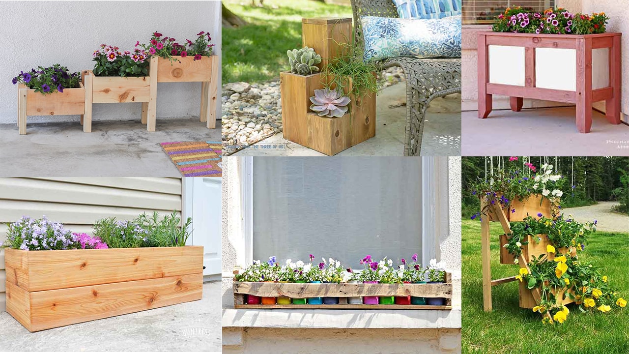 45 Amazing DIY Wooden Planter Box Ideas 45 Amazing DIY Wooden Planter Box Ideas