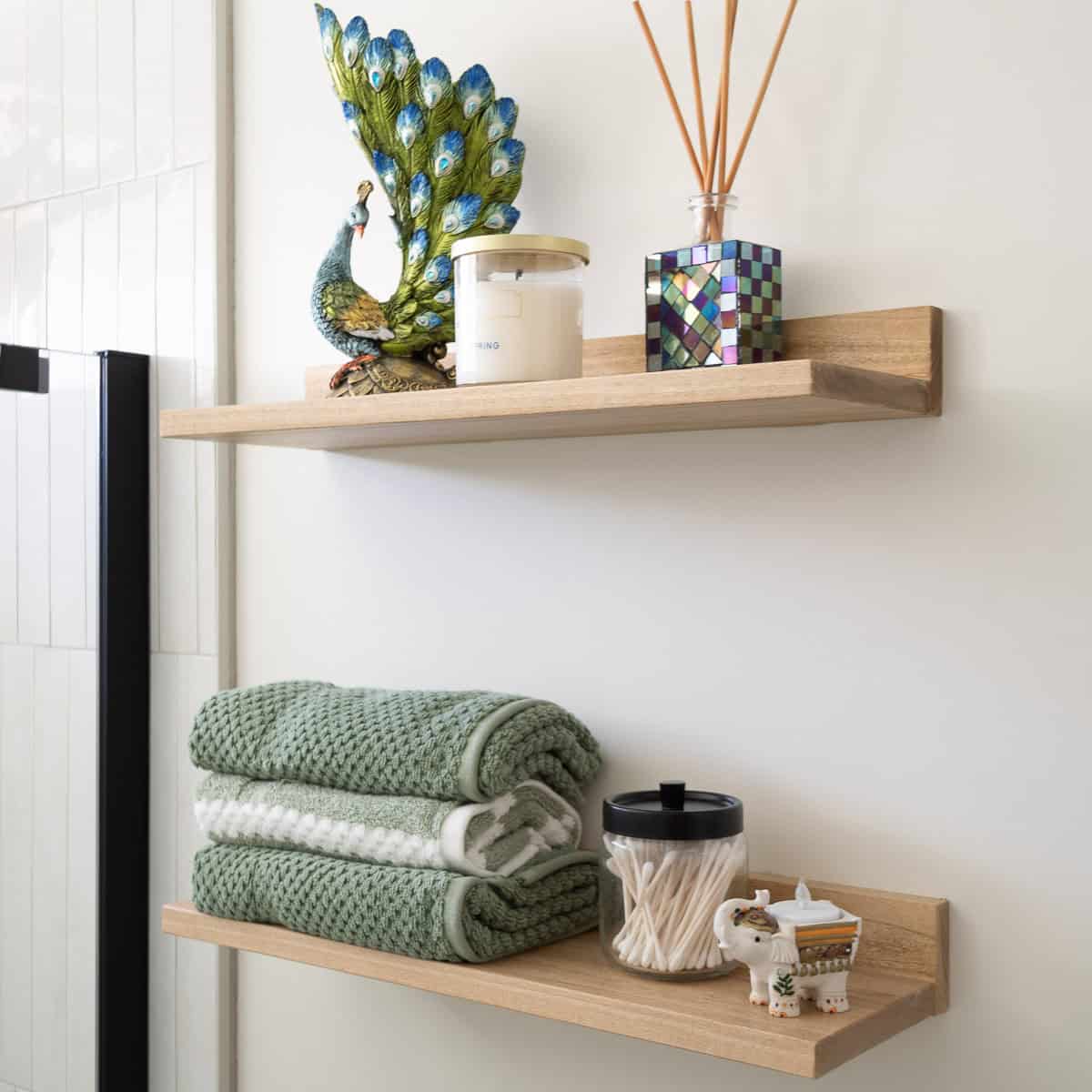 How to Build the Easiest DIY Floating Shelves Ever (Only 2 Tools Needed!)