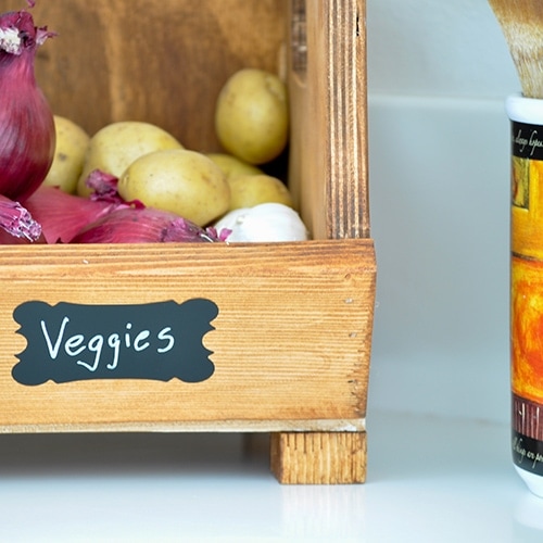 DIY Vegetable Storage Bin With Dividers DIY Vegetable Storage Bin With Dividers