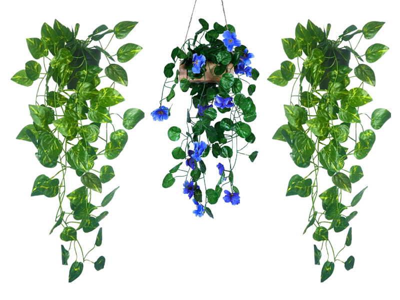 15 Beautiful Large Size Artificial Hanging Baskets for Outdoor