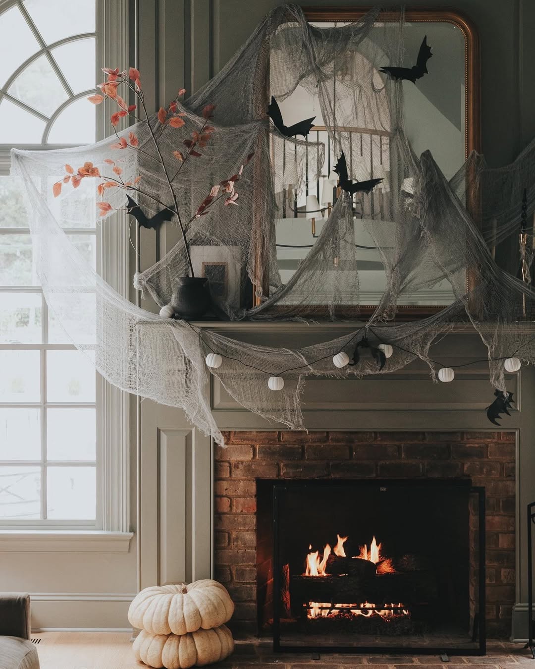 27 Halloween Mantle Decor Ideas That’ll Make You Rip Down Your Fall Decor Today