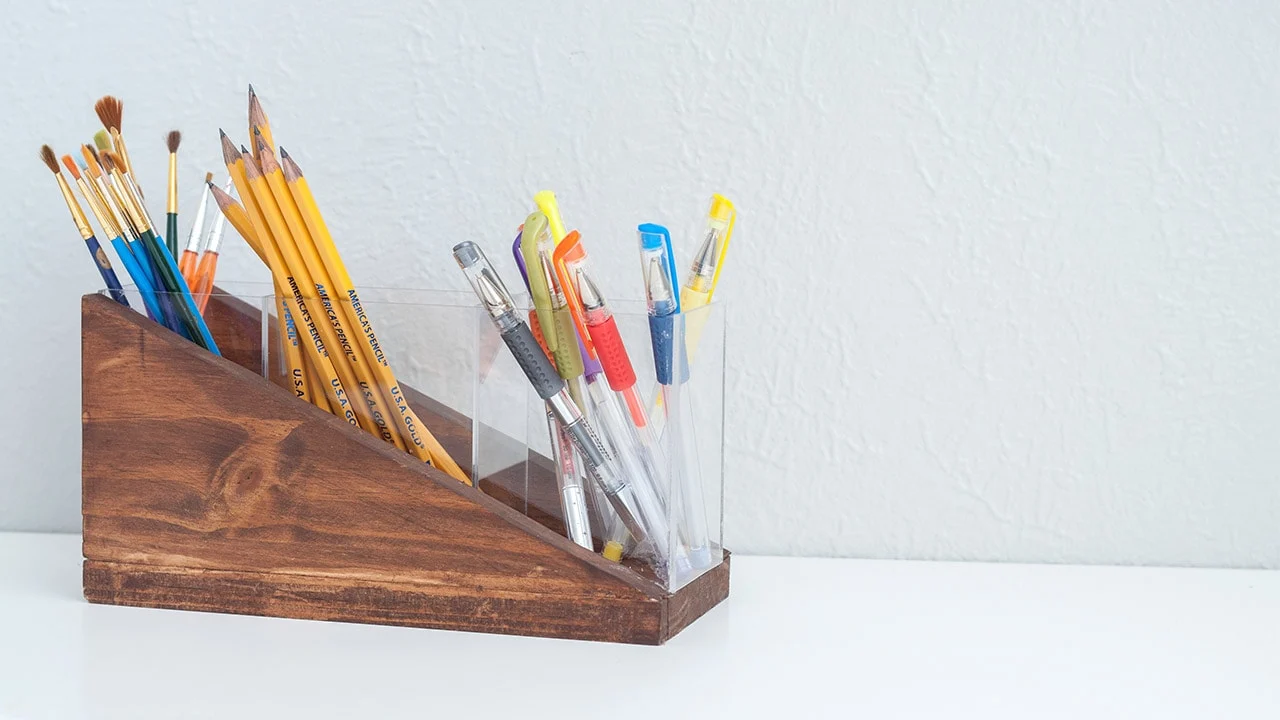 Easy DIY Modern Pencil Holder Easy DIY Modern Pencil Holder