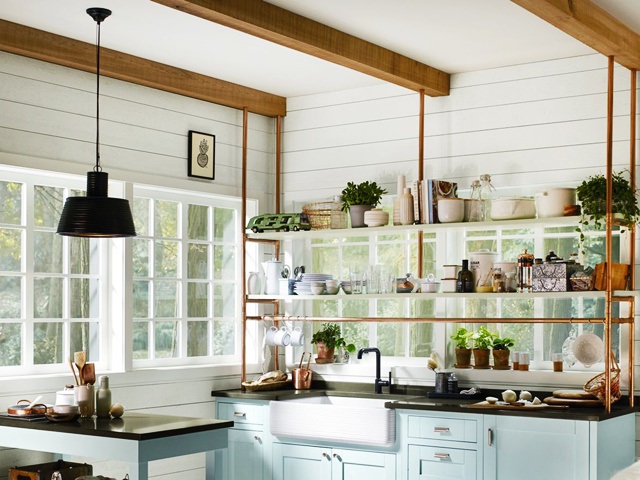 40 Practical and Convenient Kitchen Rack Ideas