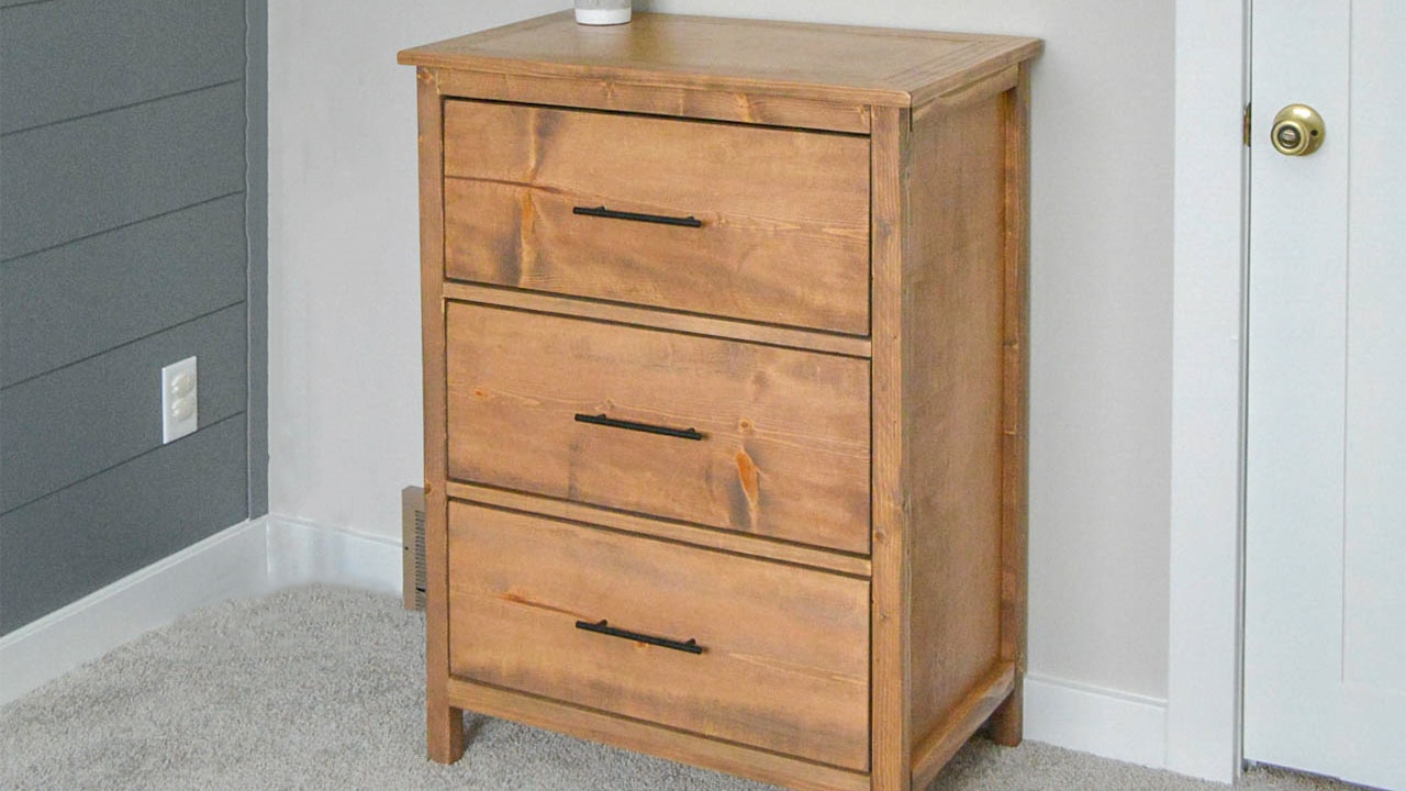 Easy 3-Drawer DIY Dresser Easy 3-Drawer DIY Dresser