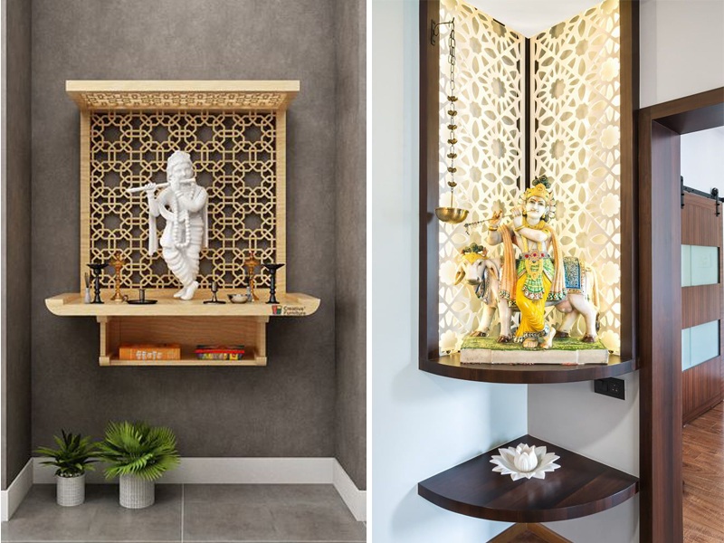 25 Modern Wall Mandir Designs Ideal For Indian Homes 2025 25 Modern Wall Mandir Designs Ideal For Indian Homes 2025