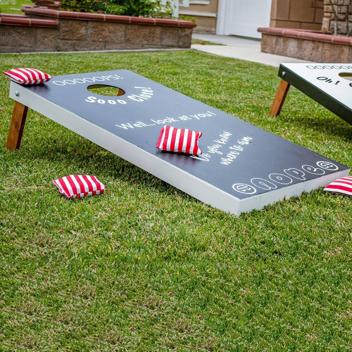 Easy Lightweight DIY Cornhole Boards Easy Lightweight DIY Cornhole Boards