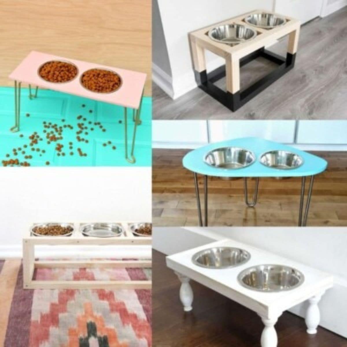 21 DIY Dog Bowl Stand Ideas