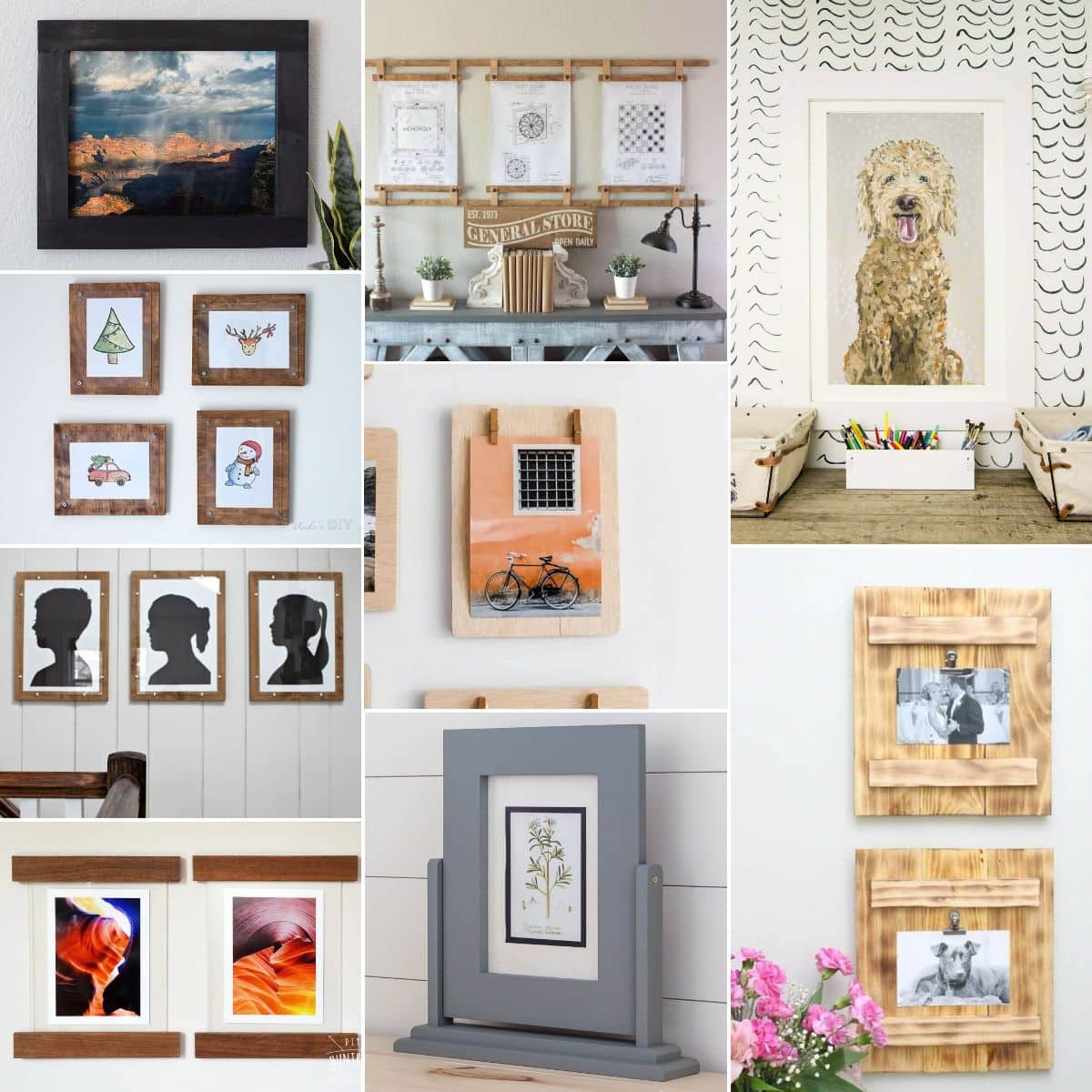25 Easy DIY Wood Picture Frame Ideas 25 Easy DIY Wood Picture Frame Ideas