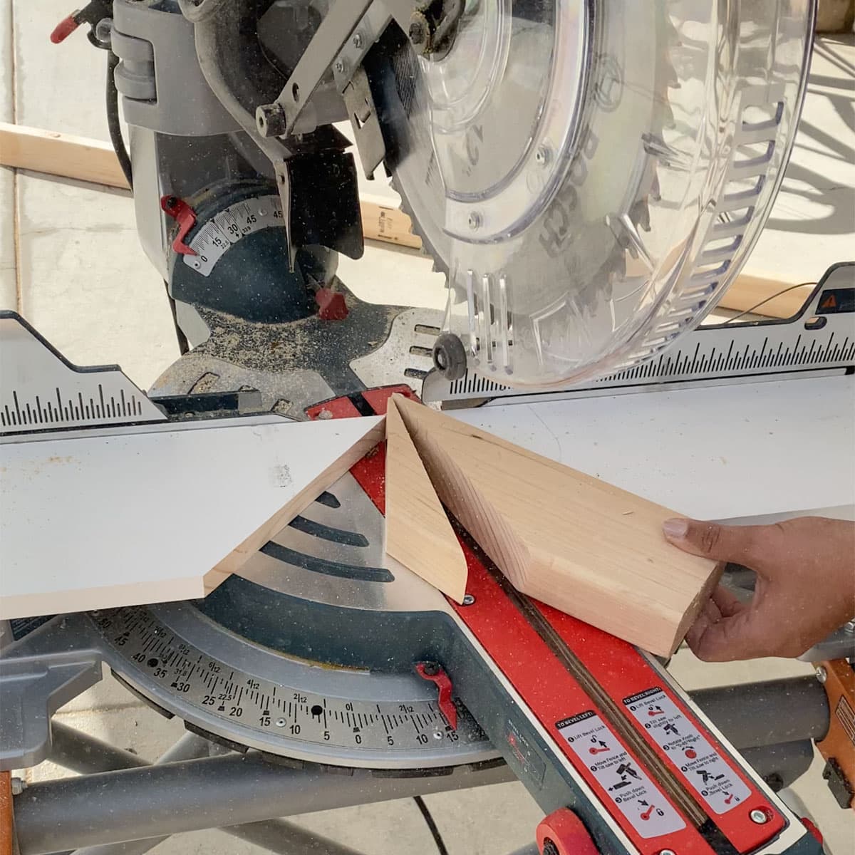 How to Cut Angles Greater Than 45 Degrees on a Miter Saw How to Cut Angles Greater Than 45 Degrees on a Miter Saw